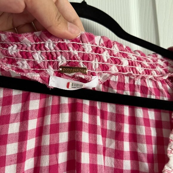 Dodo Bar Or Pink Combo Long Sleeve Regina Maxi Dress Women's Size Small S - Picture 10 of 15